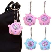 5/10/20pcs Mini Rock Paper Scissors Keychain Pendant, Creative Holiday Gift, Back To School Gifts For Friends - A - View 3