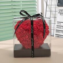 Artificial Rose Love Gift Box, Artificial Flower Wedding Wedding Decoration Valentine's Day Mother's Day Gift Home Decor, For Home Decor, Birthday, Wedding, Party, Mother's Day, Graduation Gift, Artificial Flowers - Multicolor - View 10