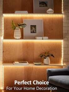 LED Strip Lights 1m 2m 3 Meters 5m 10m 15m 20m Decorative Lights TV Background Light Indoor Lighting LED Desk Lamp Background Light Mirror Light Cabinet Light - Yellow - View 6