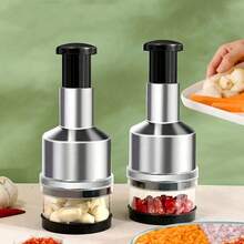 1 Pc Kitchen Supplies, Creative Hand Press Onion Cutter, Simple Kitchen Garlic Masher, Pat Knife Multi-Functional Garlic Cutter - 黑色 - 查看 7
