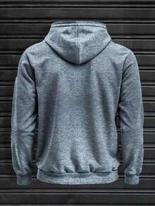 New York City Sweatshirt Launch Men's Unisex Kangaroo Hoodie Warm Jacket Winter 2026 Comfortable Sweatshirt 100% Cotton - 灰色 - 查看 4