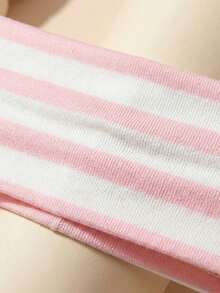 3 chiếc băng đô vải in họa tiết màu hồng ngọt ngào, đa năng dành cho bé gái, thích hợp để rửa mặt, đi chơi và sử dụng hàng ngày. - Màu Hồng baby - Xem 7