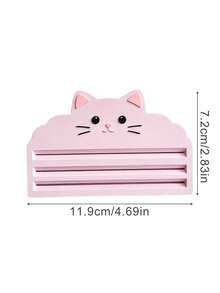 Dụng cụ ép thức ăn cho mèo, dụng cụ phân phát đồ ăn vặt cho mèo, dụng cụ ép thức ăn dạng sệt cho thú cưng, dụng cụ cho ăn thức ăn ướt và đồ ăn nhẹ cho mèo không gây vương vãi. - 11,9 x 7,2 cm - Xem 2