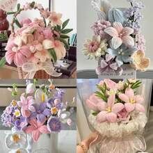 100/200/300 PCS Pipe Macaroon Cleaners Craft Supplies Multi-Color Chenille Stems For DIY Art Creative Crafts Party Decorations(12in) ﻿ - Macaron Color Mix - View 9