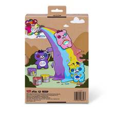 ZURU出品的Fuggler Care Bears 9英寸毛绒玩具（Cheer Bear）——滑稽丑陋的怪物毛绒玩具，长着类似人类的牙齿，适合儿童、青少年、成人和跨界粉丝收藏。 - 彩色 - 查看 9