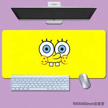 Tấm lót chuột SpongeBob SquarePants ngộ nghĩnh 1 mảnh | Thảm lót bàn chơi game | Tấm lót chuột vui nhộn và cá nhân hóa | Tấm lót bàn phím | Trang trí văn phòng | Quà tặng Tấm lót chuột để bàn - Tấm lót chuột bằng cao su và tấm lót viết chống tràn, Thảm để bàn nghệ thuật và thẩm mỹ - Tấm lót chuột chơi game, Thảm bàn chống trượt cho máy tính xách tay và bàn phím, Một vật trang trí văn phòng tuyệt vời; Tấm lót chuột trang trí bàn làm việc chủ đề SpongeBob SquarePants, Văn phòng phẩm. - Chuột Pad - Xem 18