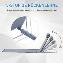 Steel Carrying Bag 134 X 48 X 36-45 Cm, Robust And Versatile. - Grey - View 4