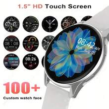 2026 Latest Fashion Classic High-End 1.50 Inch Multi-Color Silicone Strap Full-Screen Touch Screen Outdoor Sports Smart Watch For Men And Women, Wireless Calling, Call Reminder/Rejection, Message Notification, Pedometer, Wireless Music, Multiple Sports Modes, Suitable As Birthday, Holiday, Graduation, Halloween Gift For Couples, Elders, Friends, Classmates - View 7