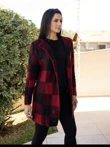 Women Cardigans - Đỏ - Xem 3