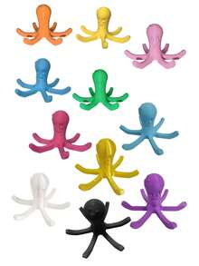 1/3/5 chiếc Giá đỡ bình nước hình bạch tuộc đa năng, giá để ráo nước, dụng cụ trang trí nhà bếp in 3D, giá để cốc, đồ trang trí tiệc - A - Xem 13