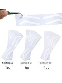 5pcs/30pcs/60pcs Disposable Eyebrow Tattoo Stencils, Makeup Positioning Dye Eyebrow Stickers, Eyebrow Tattoo Positioning Stickers - Multicolor - View 12