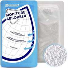 Moisture Absorbers For Bathrooms Basements Rvs And Closets Leakproof Desiccant Dehumidifier Bags - 25 Gram - View 2