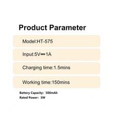 1个USB充电式二合一电动脱毛器，女士腋下及私密部位双头脱毛器 - 查看 4