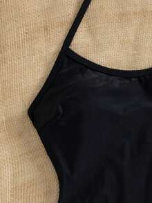 Bộ 2 món đồ bơi tankini mùa hè in hoa mới, áo hai dây có đệm mút và quần short kín đáo, phong cách thanh lịch gợi cảm cho kỳ nghỉ biển. - Nhiều màu - Xem 5