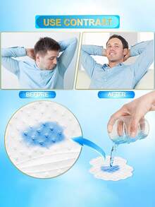 10/50pcs Disposable Sweat Pads, Long-Lasting Effective, Lightweight Breathable, Invisible Comfortable Odorless, Suitable For Men And Women In Summer - White - View 7