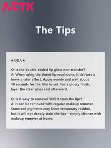 AZTK 双头唇彩，持久哑光唇膏，不粘腻，亮泽妆效 GS201 - GS201 - 查看 7