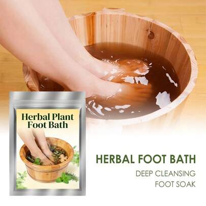 10/30/50pcs Herbal Foot Soak Bags For A Pure Cleansing Experience, Featuring Ginger For Moisturizing