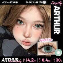 FUNSACHY Xanh dương 14.2mm, Xám, Thích hợp cho hẹn hò, trang điểm, chăm sóc mắt, dùng một lần mỗi năm - ARTHUR-XANH - Xem 3