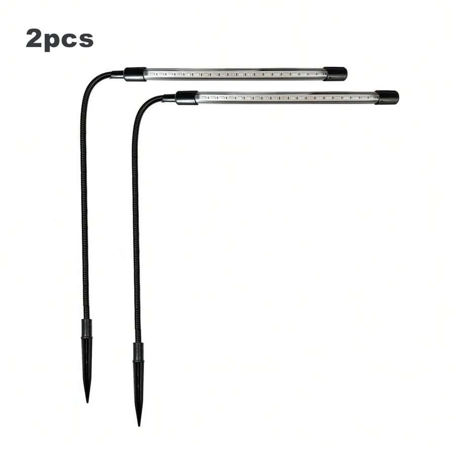 USB LED植物生长灯，红蓝LED灯，带调光定时功能，只需插入土壤即可轻松养护植物。 - 2PCS - 查看 1