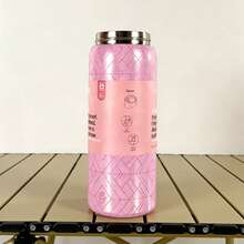 Owal'aWater Bottle 32oz,Multiple Colors Are Available,With Straw,Heat Preservation Time More Than 24 Hours, Cold And Hot Water Can Be Insulated, Can Make Coffee, Frozen Drinks, Beautiful Appearance, Exquisite Workmanship, Suitable For Camping, Work, Indoor Use. - Glinda-32oz - 查看 3