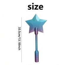 1pc 2D 3D Pattern QR Code Payment Magic Wand, QR Code Payment Magic Wand, Starry Magic Wand, Contactless Payment Card Holder, Suitable For Card Payment Scenarios - Multicolor - View 6