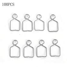 100pcs Chandelier Connectors Clips Pins Fastening Crystal Chandelier Replacement Parts Buckle Hook Fishing Snaps Fast Lock Clips - Clip Buckle - View 7