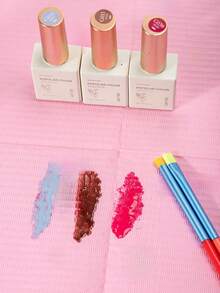 klimonla 125pcs Waterproof Nail Art Desk Mat, Disposable 3-Layer Foldable Nail Salon Practice Desk Pad - Berwarna merah muda - View 3