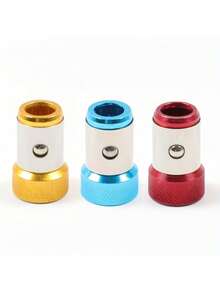 3件套通用磁性螺丝刀头，金属磁性螺丝，可拆卸六角螺丝刀，适用于电钻，1/4英寸/6.35毫米，适配螺丝刀头，加长钻头 - A - 查看 12