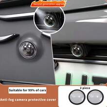 Tấm bảo vệ camera trước và sau ô tô toàn cảnh 360 độ, bảo vệ ống kính khỏi bụi, sương mù, mưa, cát, va chạm, màng bảo vệ trong suốt độ nét cao - Nắp bảo vệ camera lùi - Xem 2