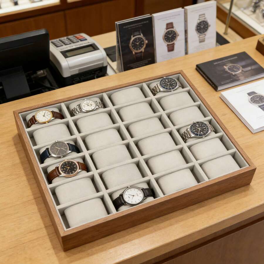 WUPYI2018 Scatole per orologi - Grigio - Visualizzare 1