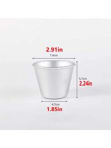1 khuôn bánh mini, khuôn làm bánh pudding, thạch, khuôn pudding caramel tự làm, khuôn bánh nhỏ, khuôn làm bánh pudding tại nhà, dụng cụ làm thạch tráng miệng, thích hợp cho Giáng sinh, Halloween, Ngày của Mẹ, tiệc sinh nhật, các ngày lễ, làm bánh tại nhà. - Xem 13