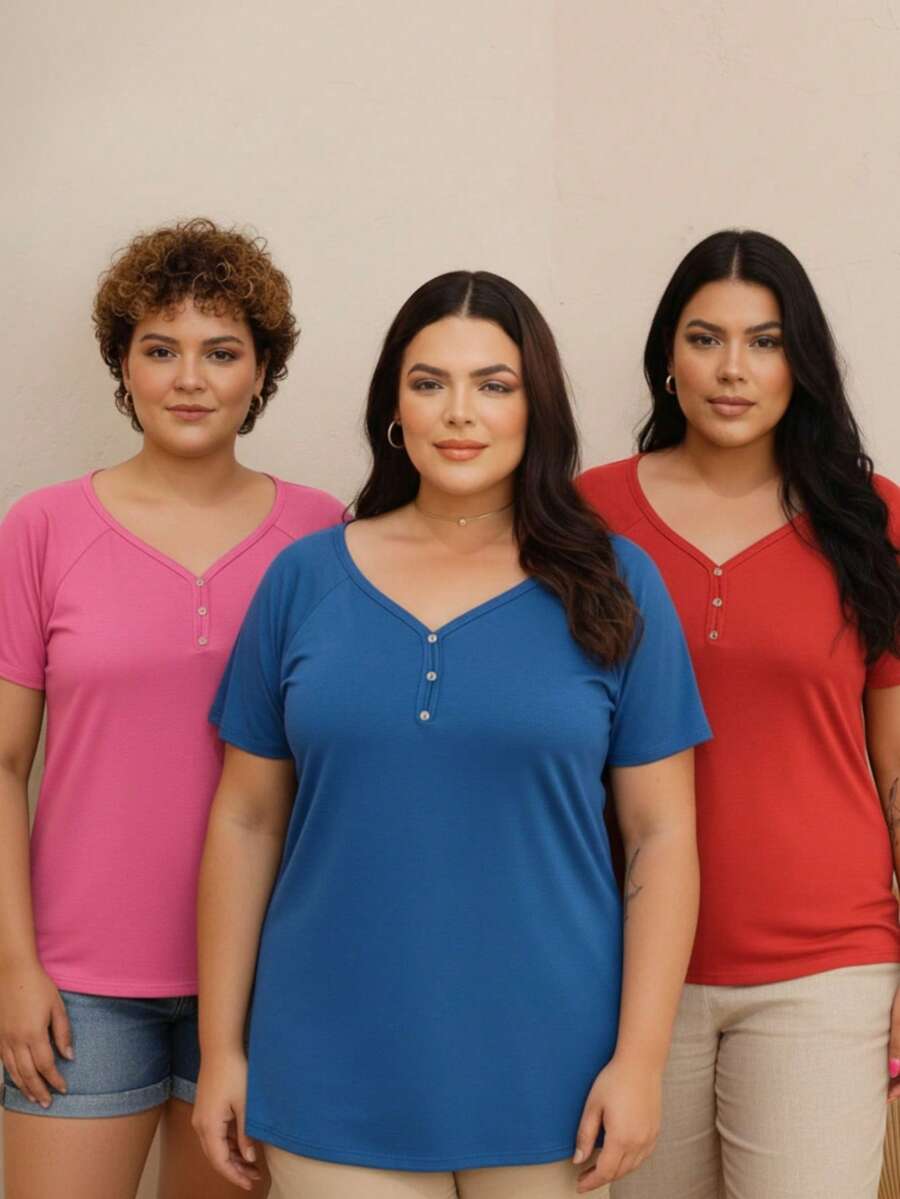Plus Size Women Tops - Nhiều màu - Xem 1