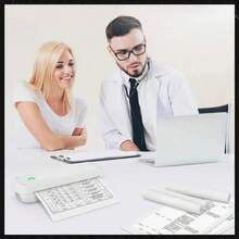 A4 Thermal Paper Rolls 1/2/4/10Rolls High Quick-Dry For Printing Documents/Examination Papers/Office/Home A40/M08F/X8 Printers - View 5