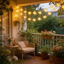 1串7米/22.96英尺50颗LED灯珠，1串12米/39.37英尺100颗LED灯珠，USB供电樱花仙女灯串，室内浪漫樱花灯，适用于卧室、花园、门廊、圣诞节、万圣节、情人节、生日派对、婚礼装饰 - 櫻花 - 查看 6