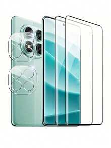 适用于 Redmi Note 14 Pro 5G/Note 14 Pro 4G/Note 14 Pro+/Note 13 Pro+/14C/15/15C/A5/Note 14 4G/Note 14 5G/Note 15 5G/Note 15 Pro 5G/Note 15 Pro+ 5G 的安卓手机屏幕保护膜 4 片装，提供全面保护，兼具镜头保护垫、设备保护、时尚设计、完美贴合、玻璃材质、高品质保护膜、钢化玻璃保护膜等功能，是手机用户的理想之选，也是手机保养套装的必备配件。超薄设计，是母亲节送礼佳品。 - 無色 - 查看 4