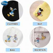 1 chiếc huy hiệu cài áo tráng men chính hãng Disney hình Mickey Mouse, Minnie Mouse, Daisy, Donald Duck, Pluto, Goofy, huy hiệu hoạt hình dễ thương, huy hiệu trang trí, thích hợp để gắn lên quần áo, túi xách, ba lô, mũ, băng đô, ghim cài áo nữ ngộ nghĩnh, dùng để trưng bày bộ sưu tập, quà tặng sinh nhật, ngày Valentine, Giáng sinh, quà tặng phụ kiện anime. - Nhiều màu - Xem 10