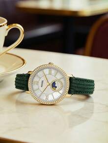 FOSSIL Stainless Steel Business & Party Essential Watch, Minimalist & Fashionable Style ES5244 - Gold - View 3