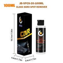 1 pieza Limpiador antivaho, adecuado para la eliminación de la película de aceite del parabrisas automotriz, agente de limpieza de película de aceite, agente antilluvia JB XPCS-20 - capacidad - Ver 12