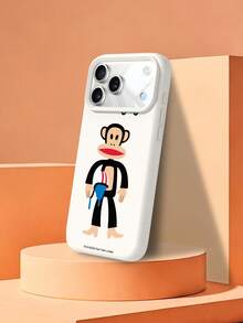 Ốp lưng điện thoại silicon lỏng chính hãng Paul Frank, bảo vệ toàn thân chống sốc với nắp che camera, họa tiết khỉ hoạt hình, thiết kế mới, tương thích với iPhone Xs/Xsmax/Xr/11/12/13/14/15/16/17Pro Max - Nhiều màu - Xem 4