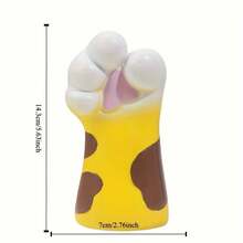 Cute Cat Paw Resin Vase, Ins Style Pet Decor, Desktop Flower Planter For Living Room - A - View 11