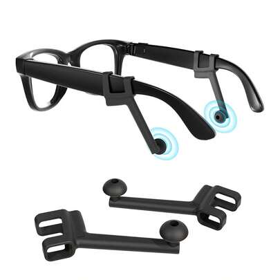 For R-Ay Ban Me-Ta Gen1 Gen2 Wayfarer Skyler Headliner Voice Focus Privacy Ear Tips Silicone Amplifiers Smart Glasses Accessories