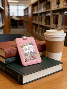 1 chiếc kẹp thẻ ID bằng da cá nhân hóa dành cho giáo viên, chúng tôi có thể tùy chỉnh tên của bạn, quà tặng giáo viên, quà tặng tri ân giáo viên, quà tặng tựu trường, kẹp thẻ ID theo chủ đề đồ dùng học tập, quà tặng đồ dùng học tập cho giáo viên, in hình đồ họa, quà tặng Giáng sinh, quà tặng độc đáo. - Nhiều màu - Xem 7