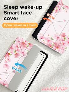 樱花图案平板电脑保护套，兼容 iPad Air 8 (M4) 2026 (11 英寸)/2026 (13 英寸)、9.7/10.2/10.5/10.9/12.9 英寸/iPad Pro 11/A16、第十代、Galaxy Tab S6 Lite 10.4 英寸、Kindle Paperwhite 第十二代 2024、Kindle（第十一代至 2024 版），柔软防震，支持智能睡眠/唤醒功能，Y 型折叠支架支持多角度观看，春季礼物之选。 - 彩色 - 查看 6