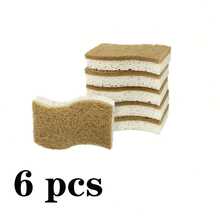 12pcs Natural Kitchen Sponges - Compostable Cellulose & Coconut Fiber Dish Washing Sponges - 12 Pack DUTZ - S - View 10