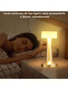 Lámpara De Mesa Para Restaurante Ambiente Ambiente Led - Dorado - Ver 10