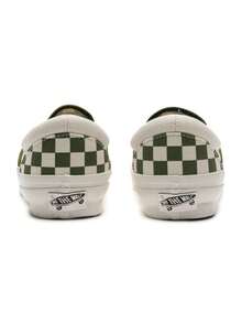 Vans男鞋女鞋Slip-On Reissue 98棋盤格一腳蹬帆布鞋低筒板鞋休閒鞋懶人鞋VN000CSECIB - 綠色 - 查看 4