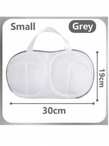 1pc Bra Shape Mesh Laundry Bag, Thick Honeycomb Mesh Bra Washing Bag With Handle, Anti-Deform Lingerie Wash Pouch For Washing Machine, Underwear Sports Bra Protector Laundry Storage Bag Home Travel Laundry Accessory - Multicolor - View 8