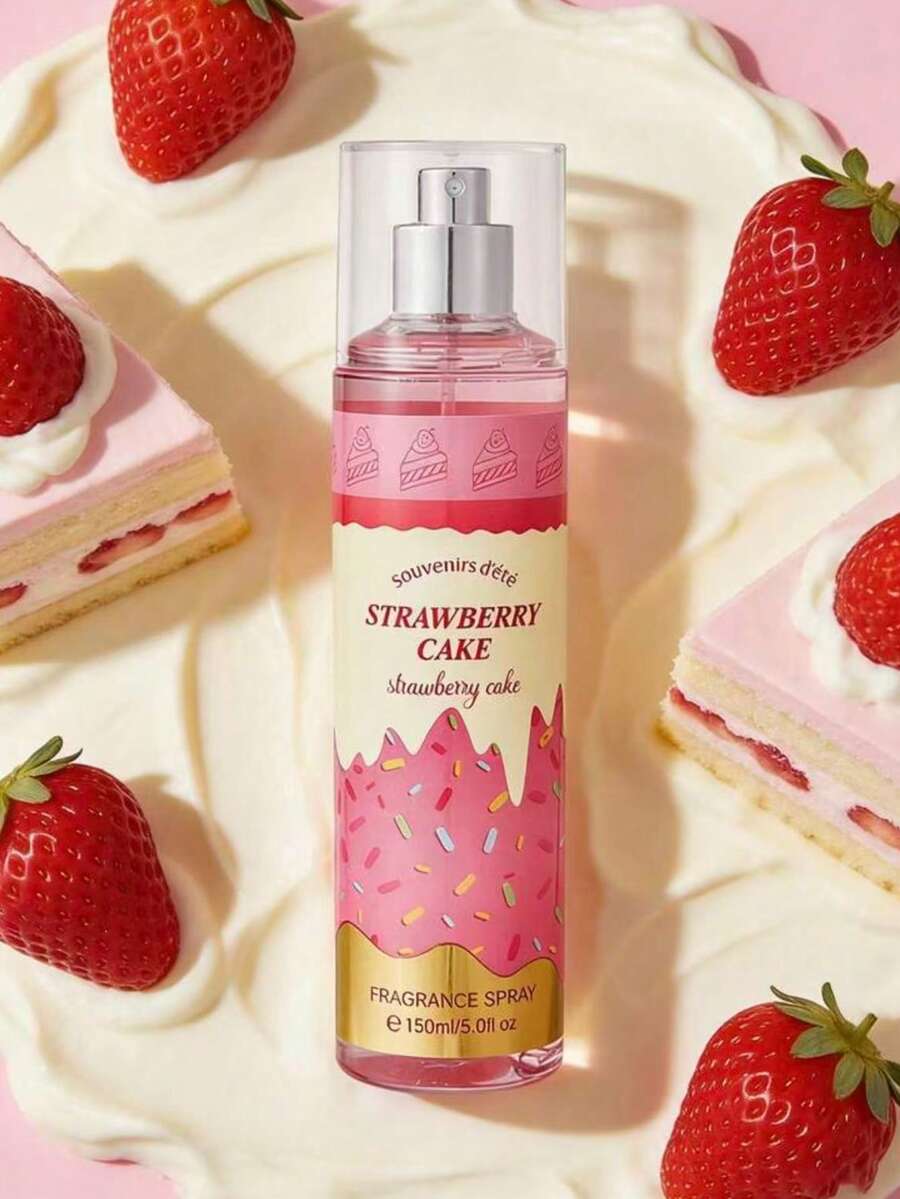 1 Bottle 150ml Strawberry Cake Fragrance Spray, 6 Scents Available, Long-Lasting Large Capacity Air Freshener, High-Quality Floral Scent, Master Perfumer's Creation. Floral Fruity Fragrance Spray Suitable For Any Scene To Remove Odors And Add Fragrance To The Air - Multi-spice - View 1