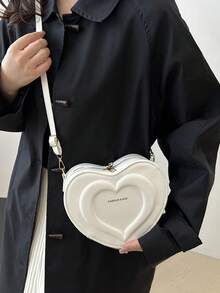 Heart-Shaped Bag Romantic Dating Travel Music Festivals And Parties To Hold Essentials In Style Women's Bags Crossbody Bags Shoulder Bags - 彩色 - 查看 5