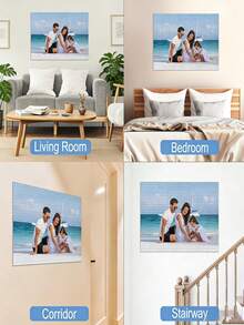 Bộ ghép hình tùy chỉnh 500/1000 mảnh, ghép hình ảnh cá nhân hóa, quà tặng ghép hình hình ảnh theo yêu cầu, thích hợp cho Giáng sinh, đám cưới, sinh nhật, họp mặt gia đình và các trò chơi tiệc tùng. - Nhiều màu - Xem 4